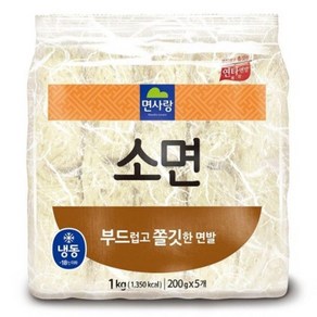 면사랑 소면 1kg, 5개, 200g