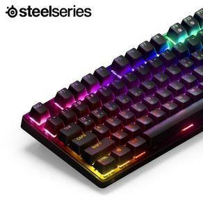 스틸시리즈 한글 PBT 키캡 TKL / 공식인증판매점, 단품, BLACK, PBT KEYCAPS, 제조사축