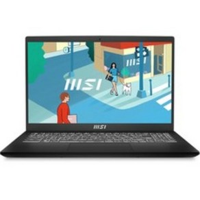 MSI 2023 모던 15 B7M-R7 라이젠7 라이젠 7000 시리즈, 블랙, 512GB, 8GB, Fee DOS, MS-15H