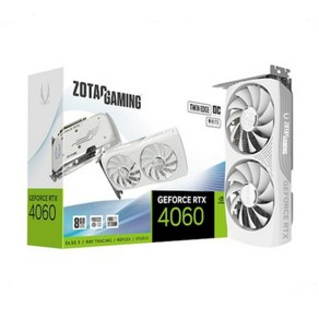 ZOTAC ZOTAC GAMING 지포스 RTX 4060 TWIN Edge OC D6 8GB White