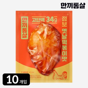 한끼통살 점보통살 옛날떡볶이맛, 10개, 200g
