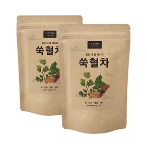 착한농부 쑥차 당귀 계피 생강 쑥혈차20T, 2개, 20개입, 40g