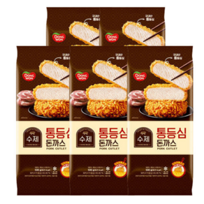 동원 통등심 수제 돈까스, 500g, 5개