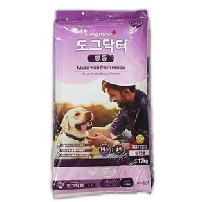 팜스코 도그닥터 딩동12kg 성견 자견 큰개 개밥 개사료, 12kg, 1개