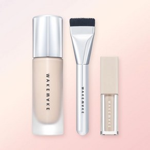 웨이크메이크 워터 벨벳 커버 파운데이션 30ml / SPF30 PA++ 289237, 19호 포슬린 [블랙허쉬 브러시기획], 1개