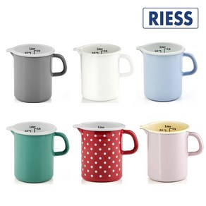 리스 법랑 계량컵 에나멜 0.5L 6종 Riess 베이킹도구