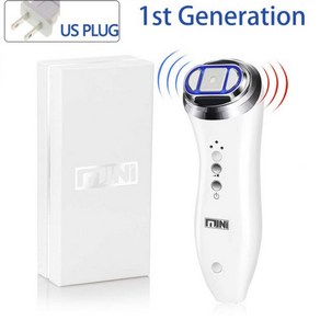 피부관리 업그레이드 미니 HIFU 얼굴 기계 RF 강화 EMS 미세 전류 리프트 탄력 피부 회춘 뷰티, 1st US Plug