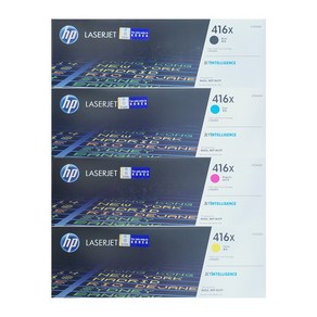 HP HP 416X 정품토너 M454 M479 M479fdw M479fnw 대용량 색상선택, 검정(W2040X), 1개