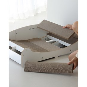 펫타임즈 메가스크래쳐 67cm 리필 스크래쳐, 1개, 네추럴