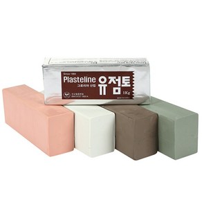 알파 유점토 1kg, [6399120]갈색, 1개