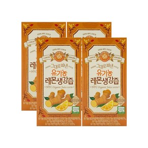 홀베리 그대로 짜낸 레몬생강즙 15g x 14포 x 4박스, 4개