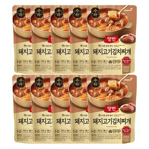 양반 수라돼지고기 김치찌개 460g, 10개