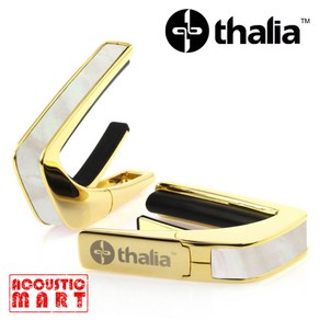 Thalia 탈리아 카포 24K 골드 Capo with White Mothe of Peal Inlay / 24k Gold CG200, 1개