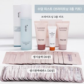 [올빚] 수담 미스트 100ml (브라이트닝 3종 샘플 50장), 1개, 100g