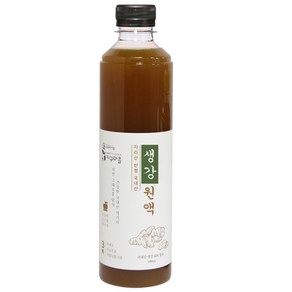 지리산 산청 국내산 생강차 생강청 생강원액, 1개, 500ml