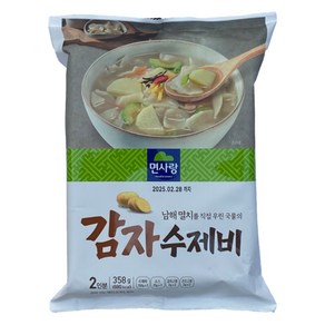 면사랑 남해 멸치 감자 수제비 358g x 1개