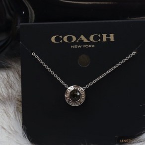 [미국해외직구] 빠른배송 COACH OPEN CIRCLE STONE STRAND NECKLACE 코치 오픈 서클 스톤 스트랜드 목걸이 F54514호환