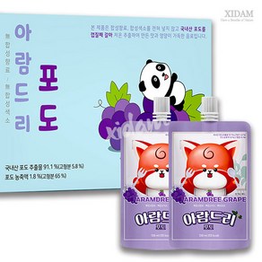 아람드리 포도 주스 (138ml*10입) x 2박스, 20개, 138ml