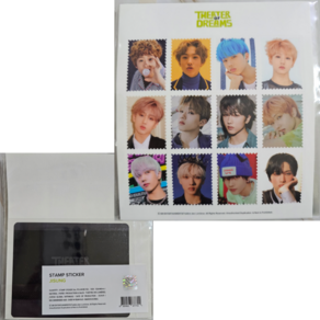 [현장구입 / 정품 / 국내 배송] NCT DREAM THEATER OF DREAMS MD, STAMP STICKER(지성)