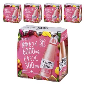 오츠카제약 화이브 미니 식이섬유 6000mg 비타민C 300mg 6개입, 5개, 600ml