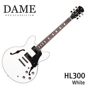 [프리버드] Dame 일렉기타 HL 300 White, 단품