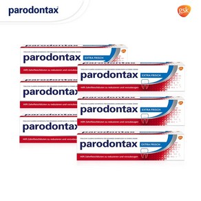 파로돈탁스 독일 Paodontax 엑스트라 후레쉬(블루) 잇몸 치약 75ml 묶음 독일직배송, 6개