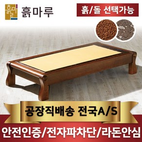 흙마루돌침대 평상형 돌쇼파 카우치 PS1001W, 01_황토볼 확장 싱글 PS1001W