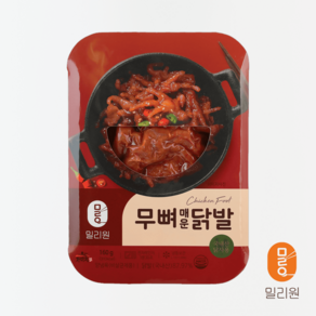 [밀리원] 간편식 양념 직화 불맛 무뼈매운닭발 (160g) 캠핑 안주, 160g, 6개