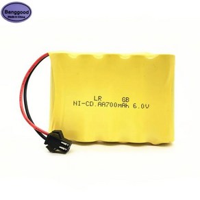 헬리콥터 로봇 자동차 용 충전식 SM 연결 플러그 포함 NiCD RC NI CD 6.0V 700mAh 5x AA