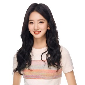 HAIRCUBE 긴 머리 롱 웨이브 가발 부분가발 헤어 피스 1피스, 60cm, 1개, 다크브라운