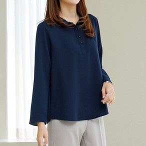 [데드라] TBD4101_DO 론드반오픈카라블라우스 (~99size)