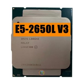 Xeon 프로세서 E5-2650LV3 OEM 버전 데스크탑 CPU E5 2650L V3 1.8GHz 12 코어 65W 30M, 한개옵션0