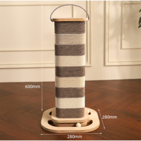 펫모멘트 고양이 수직 특대형 스크래쳐 장난감, 1개, 각기둥