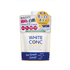 일본 WHITE CONC 화이트콘크 하얀피부톤 실현 화이트닝 CC 크림 200g / 전신용 보습기초 크림, 1개