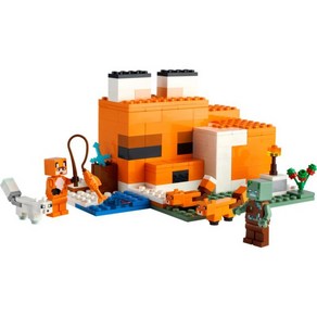 레고 마인크래프트 여우집 21178 LEGO, 단일 옵션, 1개