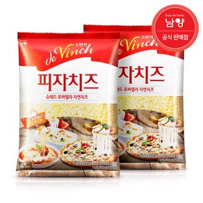 남양 드빈치 피자치즈 1kgx2봉, 1kg, 2개