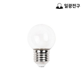 일광 LED 컬러 인지구 투명 1.5W 전구색 인치구, 1개