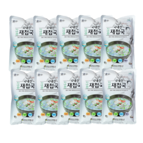 섬진강 하동 재첩국 국산, 10개, 500g