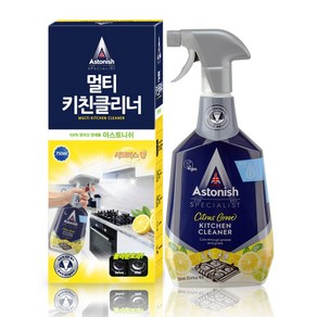 Astonish Specialist Kitchen Cleane Citus Gove 아스토니쉬 키친 클리너 시트러스 그로브 750ml 4팩, 1개