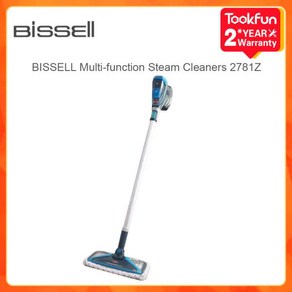 BISSELL 가정용 경량 다기능 스팀 청소기 휴대용 진드기 제거 브러시 99.9% 살균 7.6M 라인 2781Z 1600W, 012781Z, 01220-240V_01EU