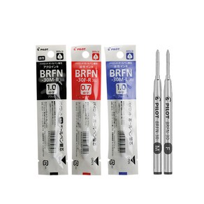 파이롯트 볼펜심 고급형 리필 BRFN-30, R 레드 M (1.0mm)