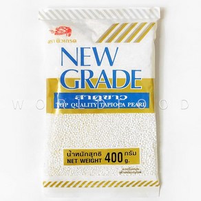 타피오카펄 뉴그레이드 화이트사고 400g bot vang white sago tapioca peal WORLDFOOD, 1개입, 1개