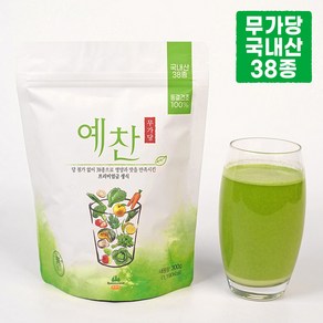 산마을 동결건조 무가당 예찬 300g 대용량 생식 곡물가루 아침대용식 야채가루, 1개