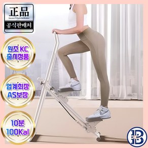 [원조/단독AS]브리핏 천국의계단 운동기구 가정용 계단오르기운동기구, 크림화이트