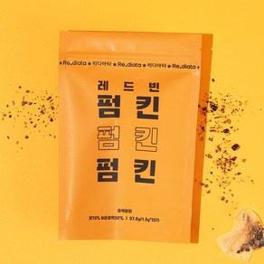 리디아타 레드빈펌킨펌킨펌킨 호박팥차 블랜딩 카페인없는 차 국내산 티백, 1.5g, 25개입, 1개