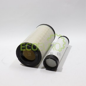 두산굴삭기필터 DX55W-5K DX55MT-5K DX55MT-5 DX55W-5에어필터세트 (400504-00258+400504-00259), 1개