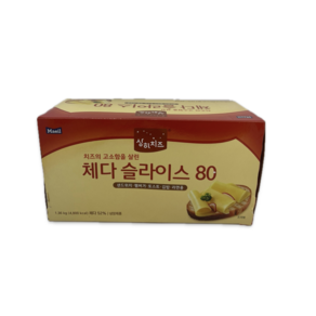 매일 상하 체다 슬라이스 80 치즈 1.44kg