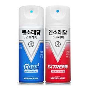 멘소래담 스프레이-에스 쿨 파스 180ml+익스트림 180ml