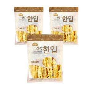 수제명가 셰프시리즈 건강 한입 애견간식, 리얼황태, 3개