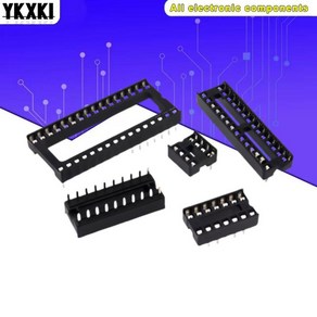 10 DIP18 DIP20 DIP14 개 DIP16 2 칩 DIP6 54mm DIP40 DIP8 DIP28 IC 베이스 DIP 커넥터 소켓, 8Pin, 1개